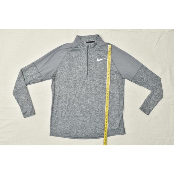 Nike Dri-FIT Women's Running 1/4 Zip Pullover Grey Size XL Stretch Running - Picture 3 of 8